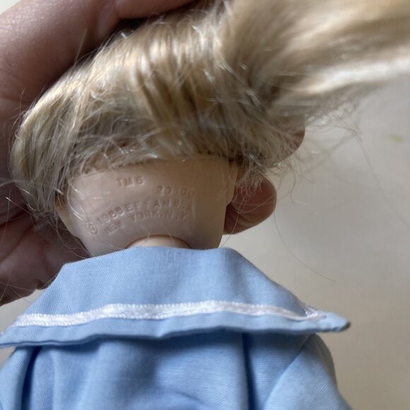 RARE Effanbee Vintage 90s DOLL, Sailor Girl, 7" TALL 1987 Serial 20800 Stamped - Picture 8 of 12